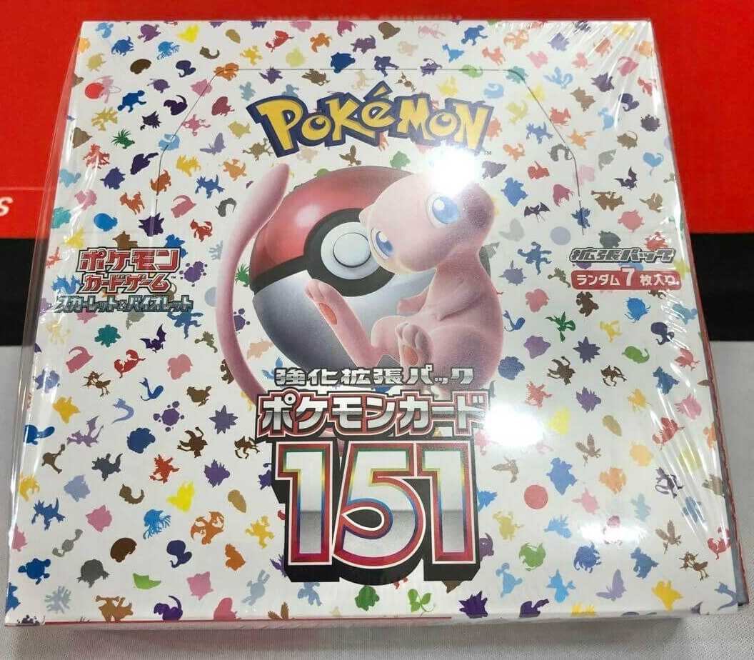 Pokemon Card 151 Scarlet & Violet sv2a Booster Box  Japanese/NEW/Sealed/Unopened