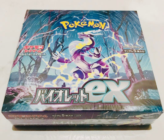 Japanese Pokémon Violet with shrink Pokemon Card Booster Box