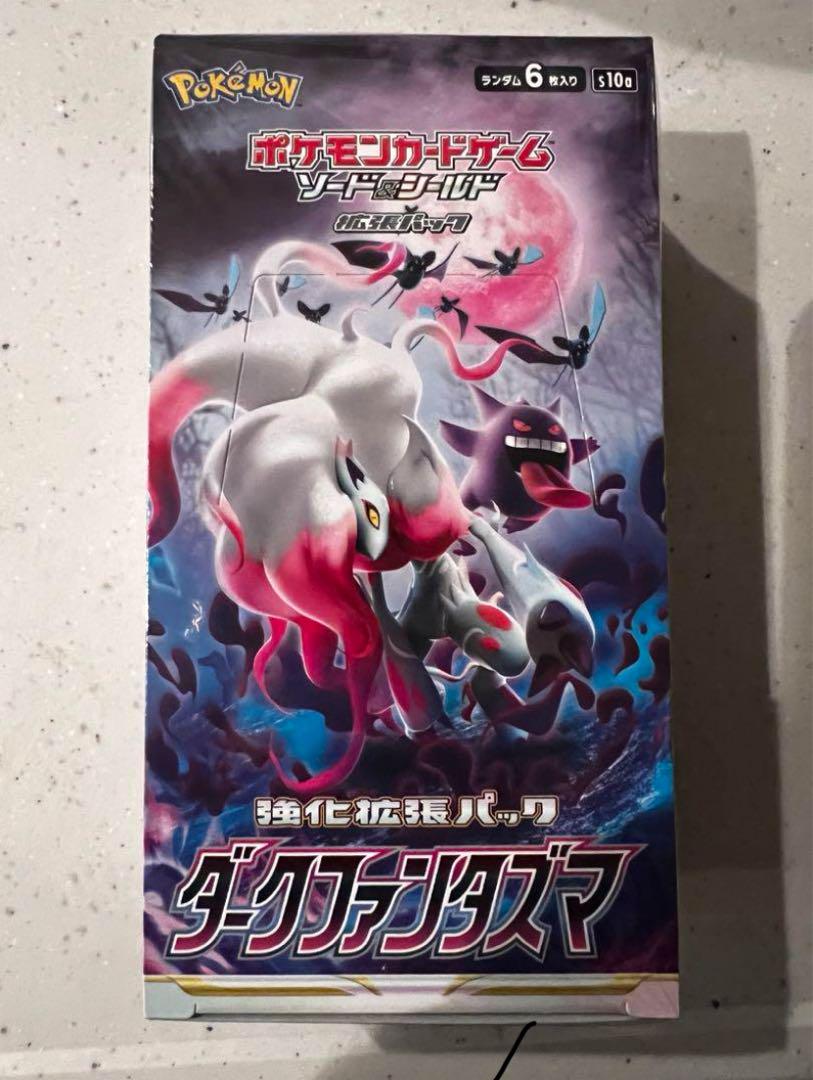 Japanese Pokémon Dark Phantasma with shrink Pokemon Card Booster Box